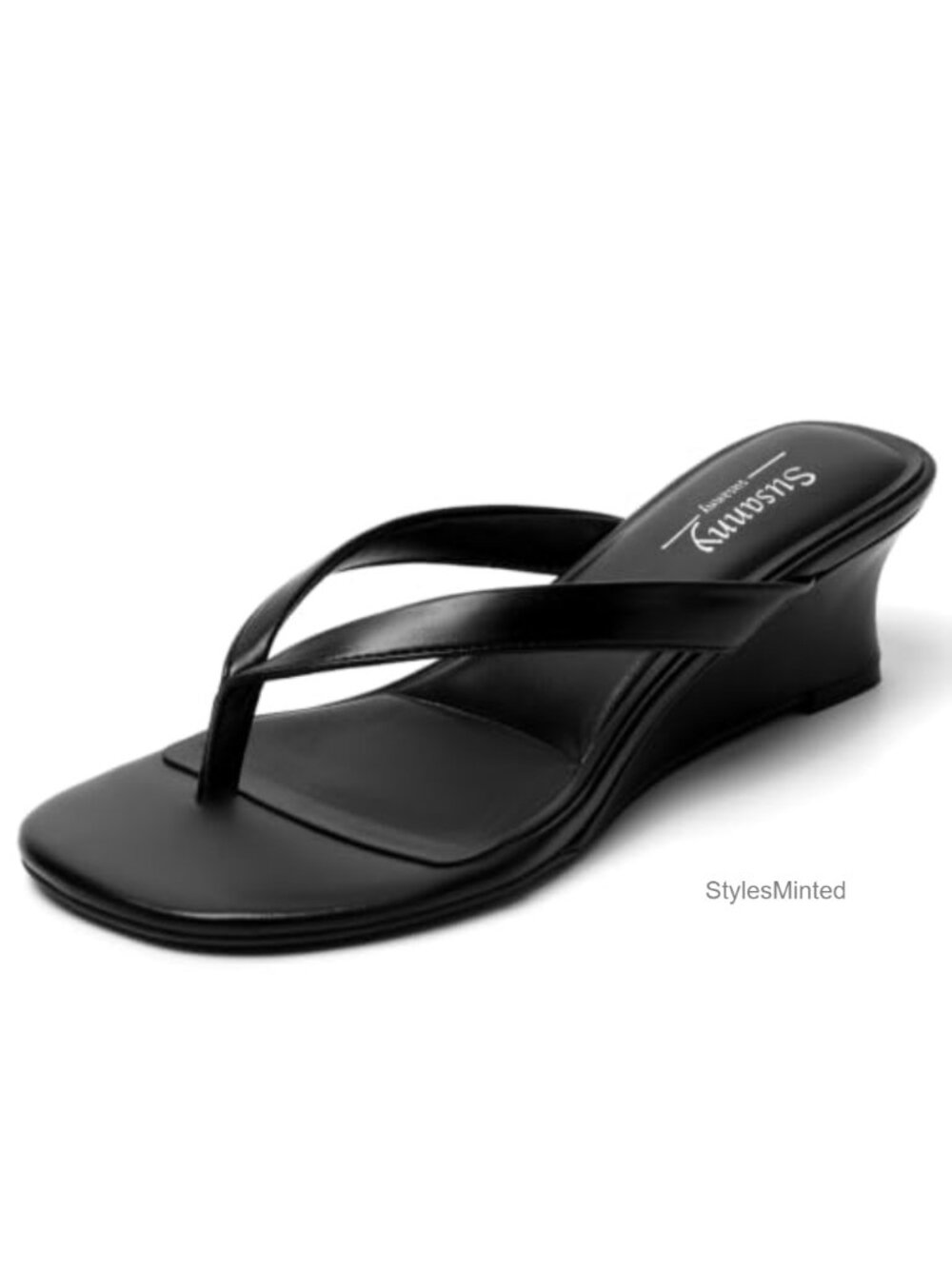 Women's Wedge Heels Sandals Platform Flip Flops Slip On Casual Summer Shoes